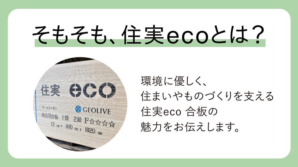 住実eco合板